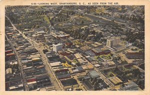 Aerial View Spartanburg, South Carolina