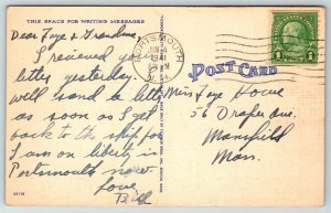 Portsmouth Wentworth By The Sea  New Hampshire  Postcard  1941