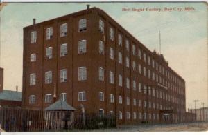 MI   BAY CITY   BEET SUGAR FACTORY  1911 postcard