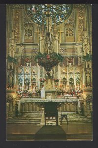 PEI CHARLOTTETOWN Interior Main Altar in St. Dunstans Basilica ~ Chrome