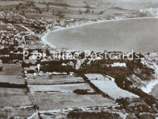 Dorset AERIAL VIEW of SWANAGE - Old RP Postcard by Aero Pictorial Ltd 1206