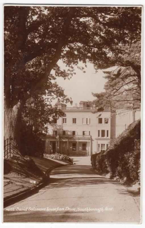 Kent; David Salomons House From Drive, Southborough, 48122 RP PPC, Unposted 