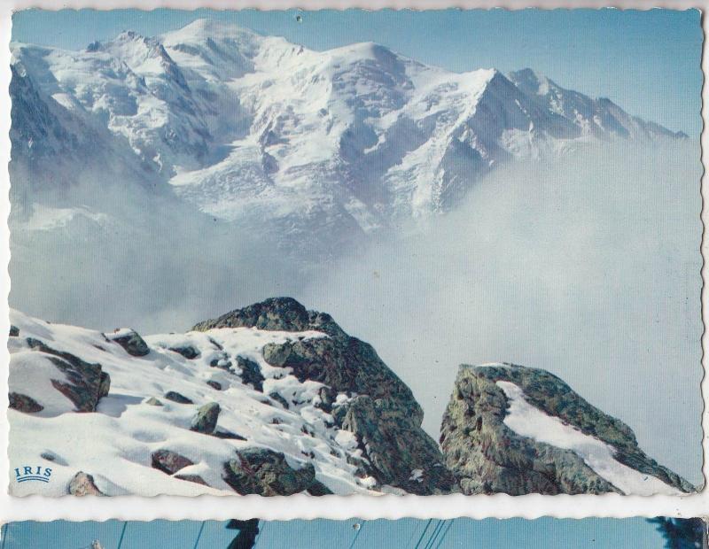 BF20763 le mont blanc l chamonix mont blanc  france   front/back image