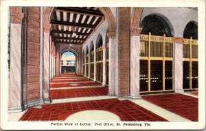 Postcard Lobby at United States Post Office Building in St. Petersburg, Florida