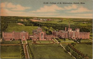 College of St. Scholastica Duluth Minnesota Postcard PC294