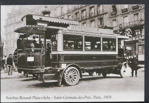 Transport Postcard - Autobus Renault Place-Clichy, Saint-Germain-Des-Pres RR2636