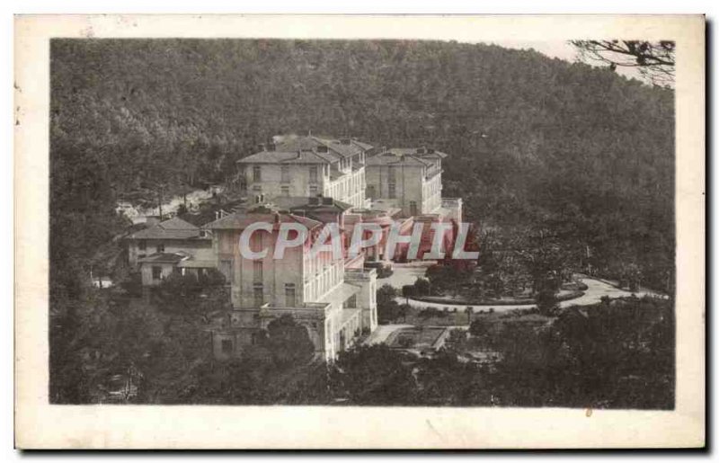 Old Postcard Hyeres Mont Officers rest house Birds