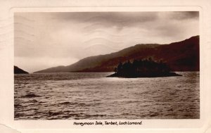 Vintage Postcard Honeymoon Isle Tarbet Tourist Destination Loch Lomond Scotland