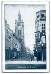 1919 The Undamaged City Hall in Douai Nord France Antique Posted Postcard