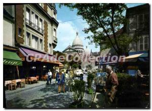 Modern Postcard Paris Montmartre Place Du Tertre