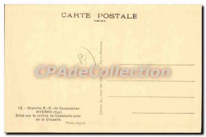 Postcard Old Oratory N.D. Consolation Hyeres