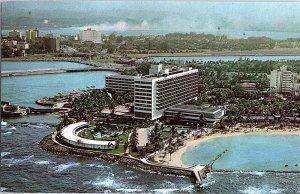 Postcard HOTEL SCENE San Juan Puerto Rico PR AI9794