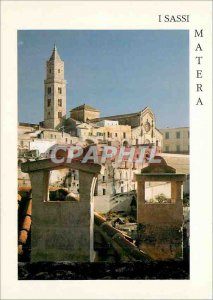 Postcard Modern Isassi Matera Sasso Barisano e Cattedrale
