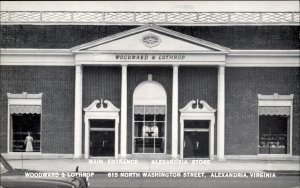 Alexandria VA Woodward & Lothrop N Washington St c1950-60s Vintage Postcard