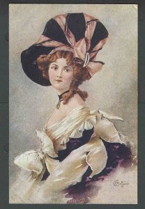Ca 1903 PPC* Fashionable Woman Waiting  Mint