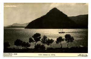 Spain - Mallorca, Formentor. View from the Hotel  *RPPC