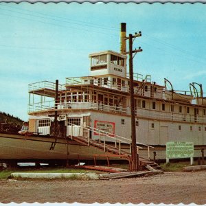 c1960s Dawson City YT S.S. Keno Postcard Sternwheeler Historic Yukon River Boat