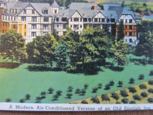 ROANOKE, Virginia ~ Hotel Roanoke Old English Inn (slightly trimmed) Postcard