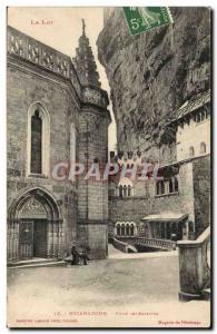 Rocamadour Old Postcard Inner Court