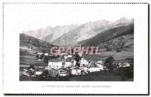 Old Postcard La Clusaz And the chair Des Aravis