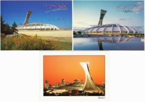 Montreal Olympic Stadium Expos Baseball Lot of 5 Large Postcards