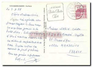 Modern Postcard Baden Baden Krhaus