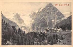 Trafoi Italy ? Hotel Birdseye View Scenic Mountains Antique Postcard K23764