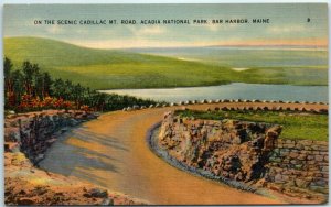 M-39891 On The Scenic Cadillac Mt Road Acadia National Park Bar Harbor Maine