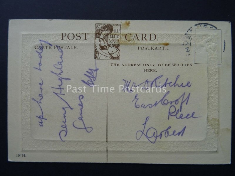 Scotland INVERNESS Ness Walk. Castle & Cathedral c1911 Postcard by Hill Elite