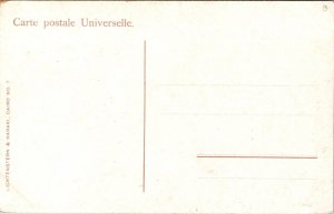 Cairo, Egypt Men Meeting at Square Ataba el Khadra Vintage Postcard