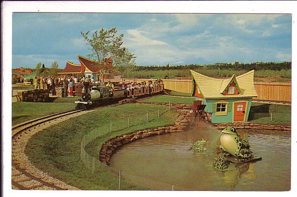 Frog Pond, Children's Zoo, Storyland Valley, Edmonton, Alberta, 