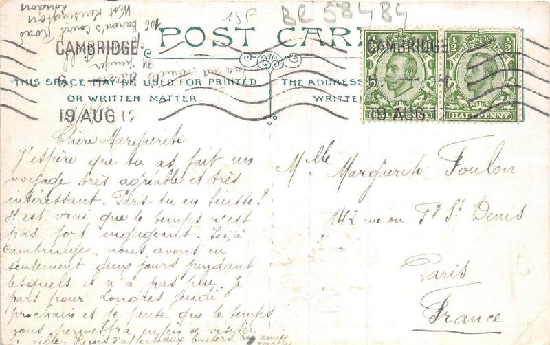 BR58484 christ college chapel cambridge    uk