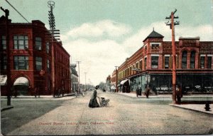 Iowa Oelwein Charles Street Looking West