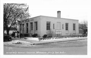 Coleville Washington 1940s Post Office RPPC Photo Postcard Leo's Studio 11337