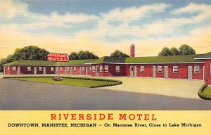 Riverside Motel On City's Main Street - Manistee, Michigan MI