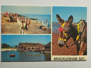 POSTED 1981  VINTAGE MULTI VIEW POSTCARD - BRACKLESHAM BAY     (KK1663)