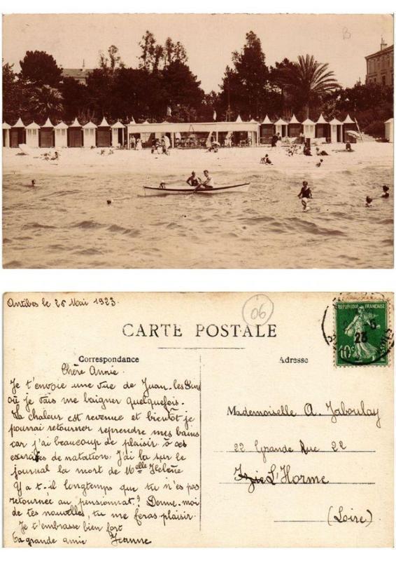 CPA AK Vue de JUAN-les-PINS carte photo (509223)