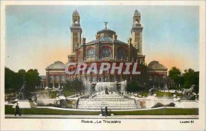 Modern Postcard Paris Trocadero