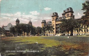 Columbus Ohio Deaf & Dumb Institution, Undivided Back Vintage PC U11819