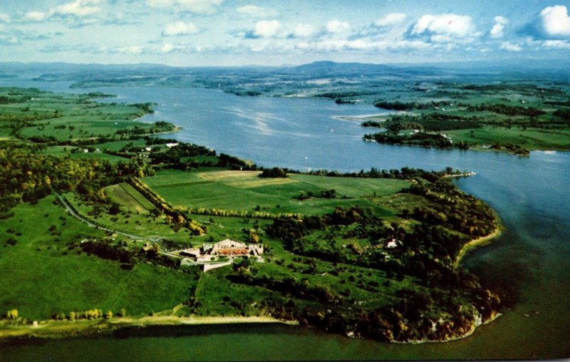 New York Fort Ticonderoga Aerial View 1962
