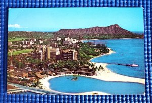 Hilton Hawaiian Village Hotel Waikiki Beach Honolulu HI c1960 Postcard