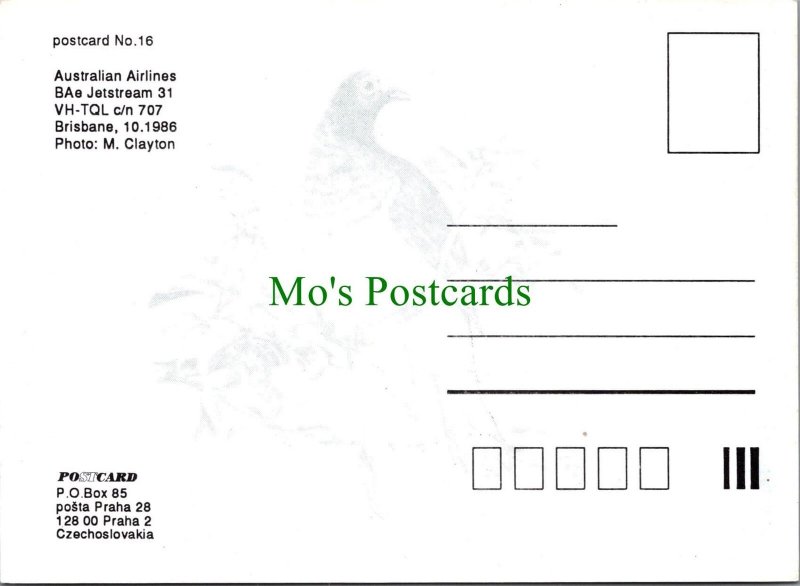 Aviation Postcard - Australian Airlines SW5413