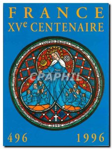 Modern Postcard Notre Dame Association centenary XV of France