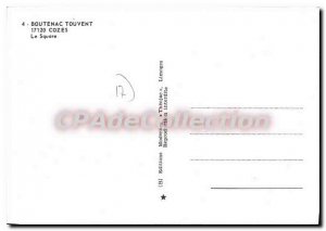 Postcard Modern Boutenac Touvent Cozes The Square