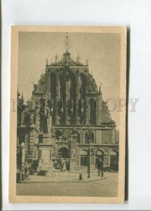 472797 USSR Latvia Riga house of blackheads edition 10000 Old postcard