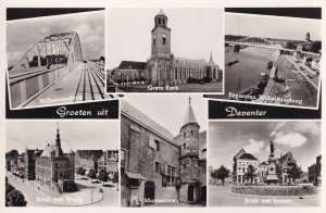 Deventer Dutch Multi View Postcard