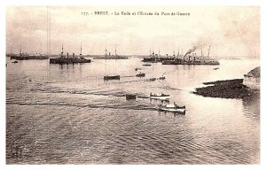 Brest , La Rade et I'Entree du Port de Guerre