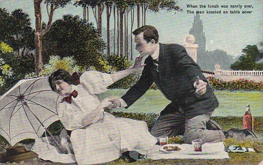 Romantic Couple On A Picnic