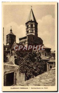 Old Postcard Clermont Ferrand Notre Dame du Port