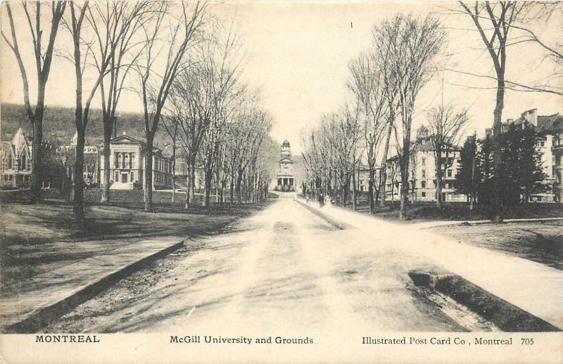 Canada Montreal 1905 McGill University and grounds